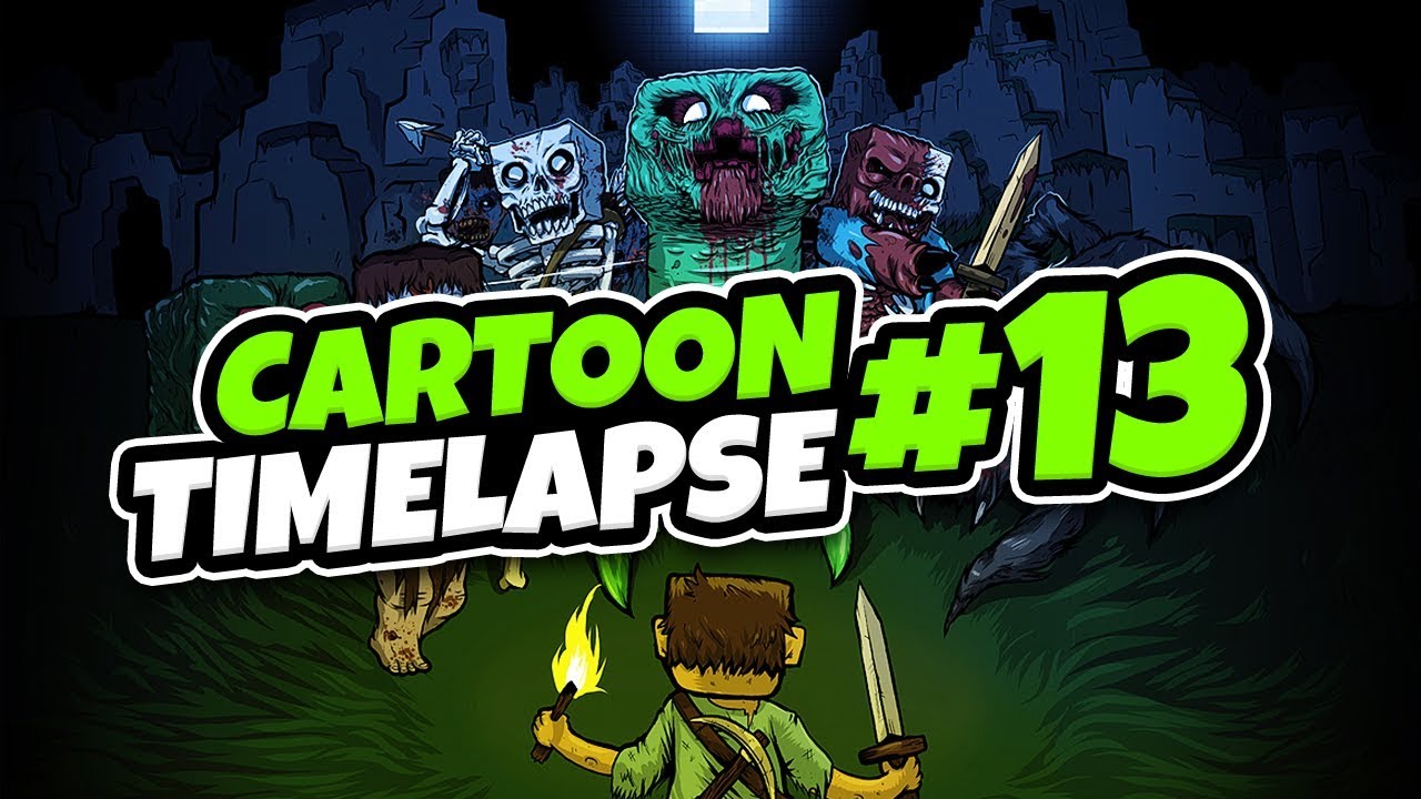 AFK Fish Farm | Minecraft Cartoon Timeplase Ep.13 with GDVenus | FezoCraft