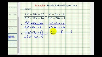 Ex 3:  Dividing Rational Expressions