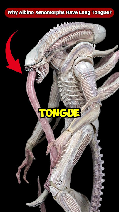 Why Does Albino Xenomorphs Have a Long Pink Tongue? #Shorts #Viral