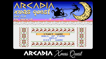 Arcadia Xmas Quest v1.0 - a game for Atari XL/XE