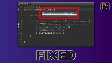 How to Fix "javax swing is Not Accessible" Error 2024