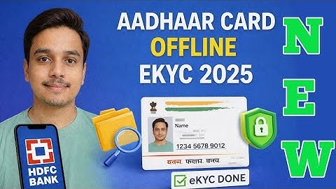 How to Do Offline Aadhaar eKYC Online | Generate Aadhaar XML File for KYC | Latest Process 2025