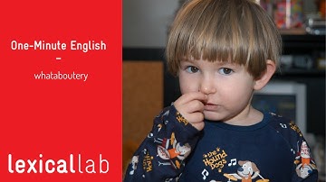 ONE-MINUTE ENGLISH: whataboutery LEARN WITH LEXICAL LAB