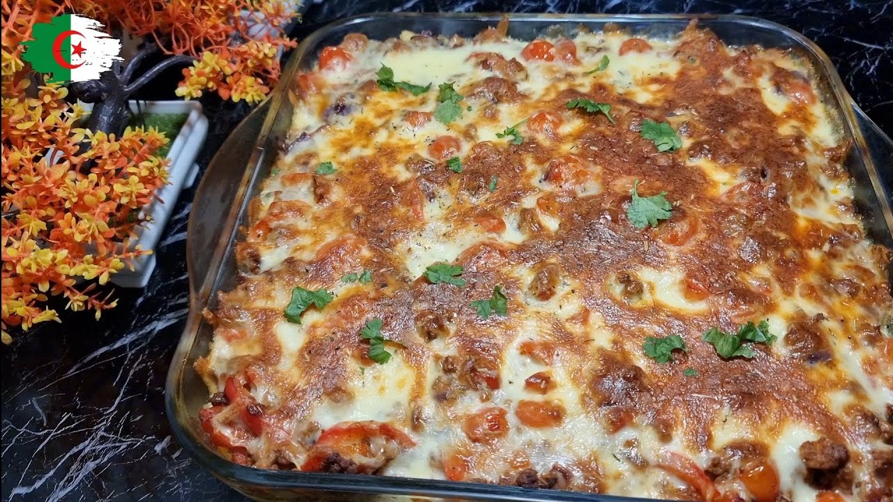 غراتان بطاطا بيري ... واللحم المفروم مشمخ ومعسل بالبنة .. ياخويا ياخويا 