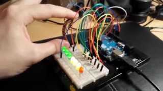 Arduino Flex Sensor demonstration