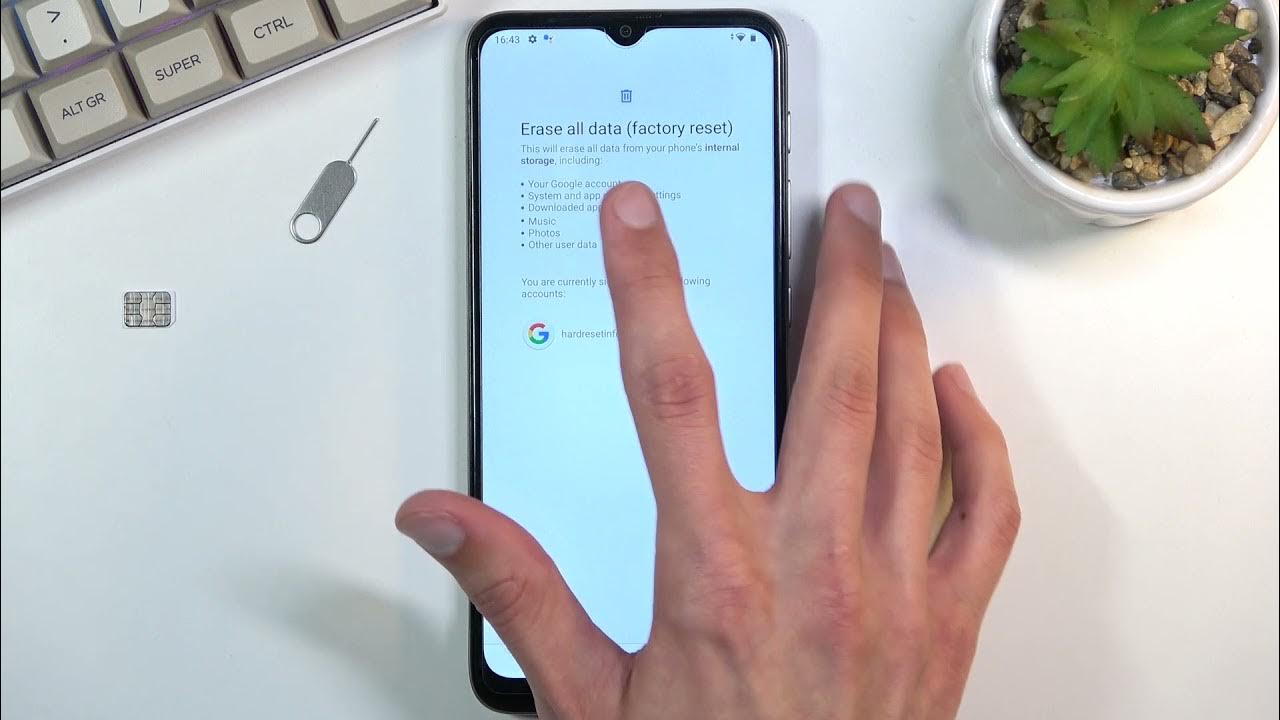 How to Factory Reset MOTOROLA Moto E20 Wipe Data / Restore Defaults