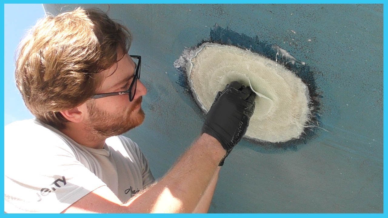 60. Filling Holes in Our Boat & Changing the Cutlass Bearing | Learning the Lines – DIY Sailing