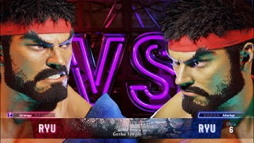 SF6 Demo - Taking on level 6 Ryu CPU!!