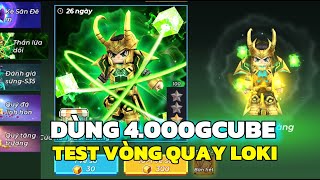 (Blockman Go) Bedwars: Dùng 4.000Gcube Test Vòng Quay Loki Và Cái Kết Đắng