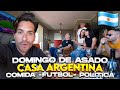 PROBÉ el ASADO en UNA CASA ARGENTINA un TIPICO DOMINGO | NO FUE LO QUE ESPERABA - Gabriel Herrera