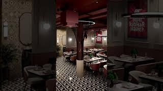Restaurant Design Animation #viral#restaurant #design #interiordesign #animation #short #d5render