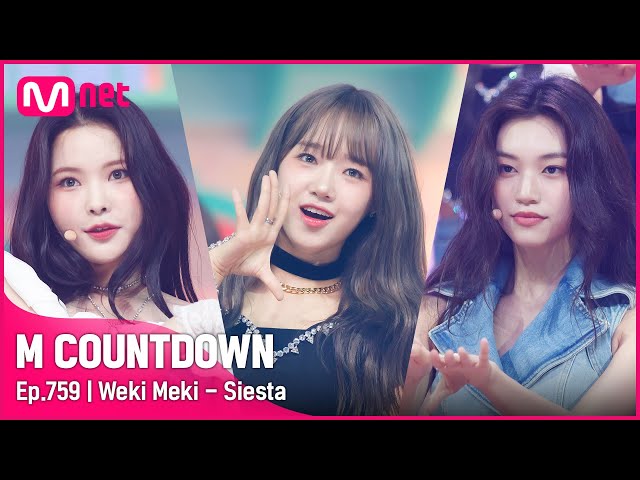 [Weki Meki - Siesta] ROAT TO MCD Stage | #엠카운트다운 EP.759 | Mnet 220630 방송 class=