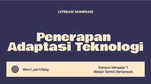 KAMPUS MENGAJAR 7 || ADAPTASI TEKNOLOGI || Pembelajaran Canva || SD N 103 Palembang