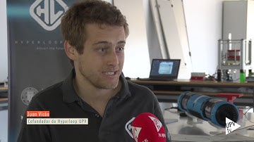 Hyperloop UPV diseña el Atlantic II  - Noticia @UPVTV 05-05-2017
