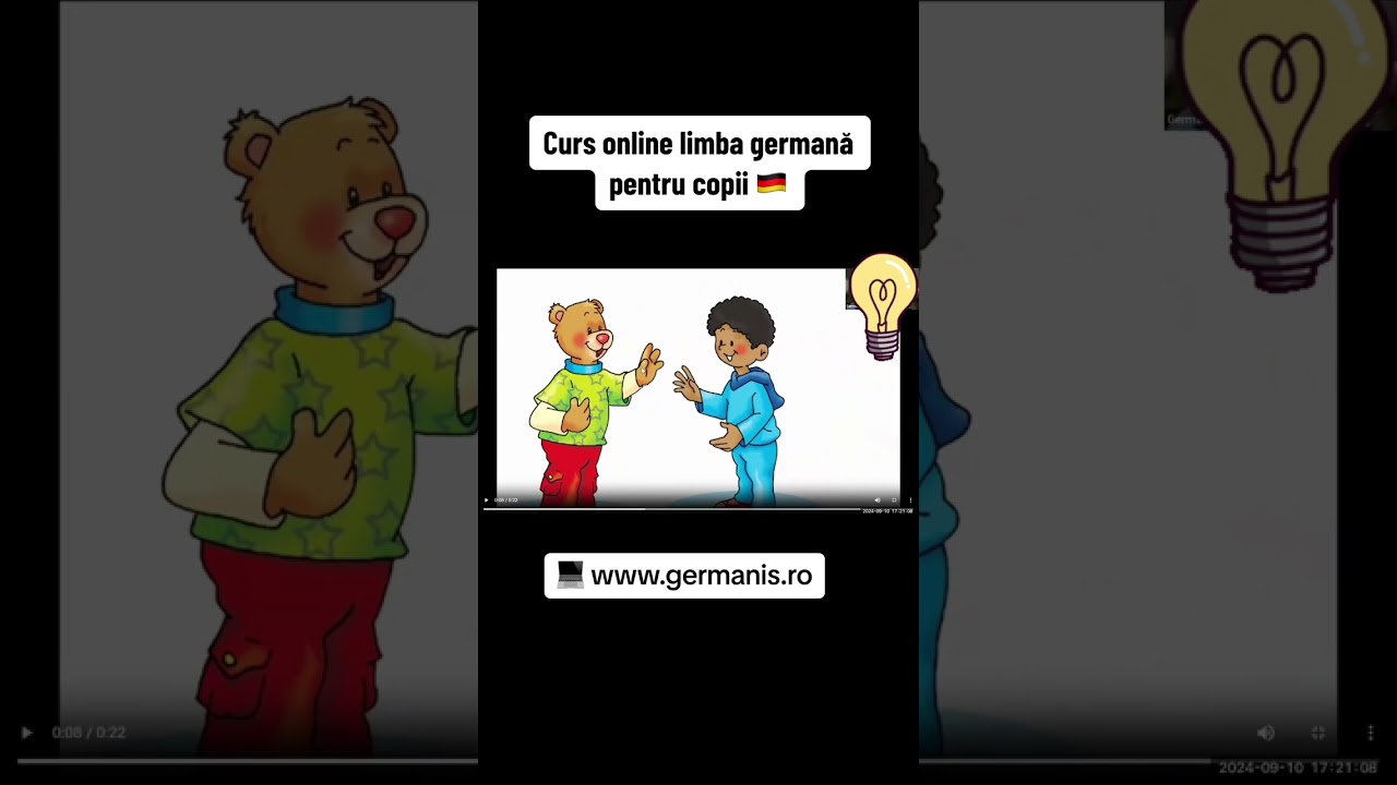 🌟 Învățare Distractivă pentru Copii: Curs Online Interactiv de Limba Germană! 🇩🇪💻🎉