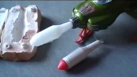 Kitchen Table Factory Video #4 Compression Moulding with Polymorph Plastic