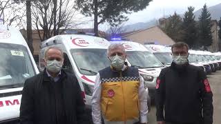 Sağlik Bakanliğindan Bursaya 18 Ambulans