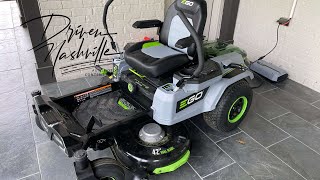 EGO Z6 Zero Turn Lawn Mower Review  Finally a Good Electric Riding Lawn Mower!?