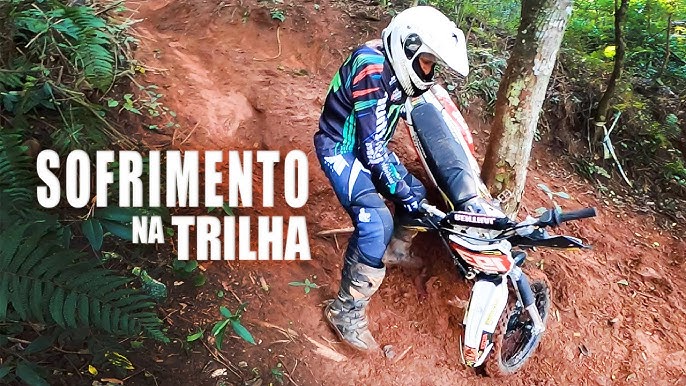 MORRO DO DESAFIO GIGANTE NA TRILHA DE MOTO 