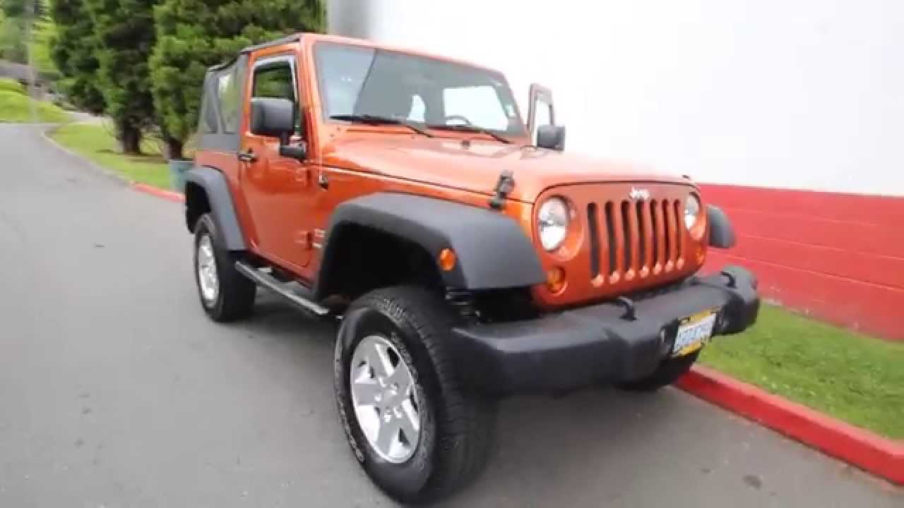 2010 Jeep Wrangler Sport 3 8l V6 Mango Tango Orange Al212771 2010 Jeep Wrangler Sport 3 8l V6 Mango Tango Orange Al212771 Seattle Bellevue
