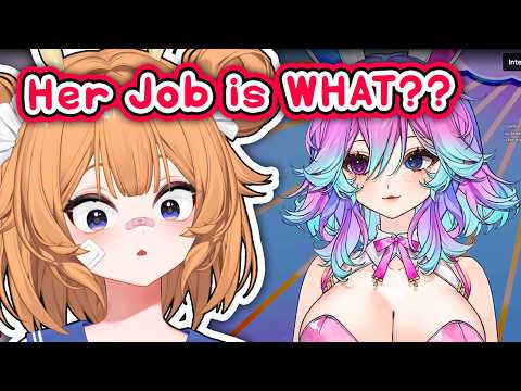 Her Job is WHAT?? Vtuber Clips Recation