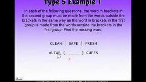 11 Plus Exams Verbal Reasoning Type 5