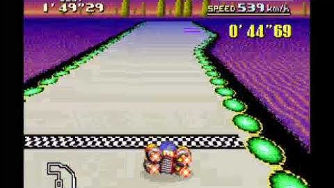 BS F-Zero 2 SFC Full Walkthrough Part Luna Bomber Practice No Rival Silence 2