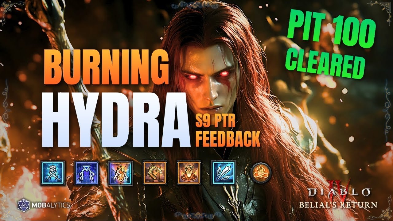Hydra Sorcerer Is Strong In The Diablo 4 Season 9 PTR! - YouTube