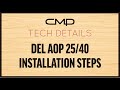 Del aop 25  40 install  cmp tech details