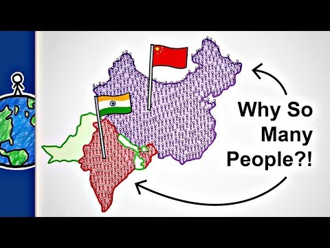 Почему в Индии и Китае так много людей? [MinuteEarth]