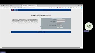 Edison - First Time Login