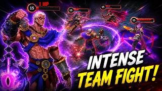 Unstoppable Phoveus at 1 HP 😱 (Crazy Team Fight)