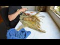 Time lapse of making a small kete whakairo