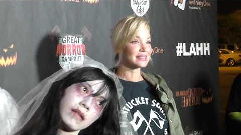 Ashley Scott at the LA Haunted Hayride