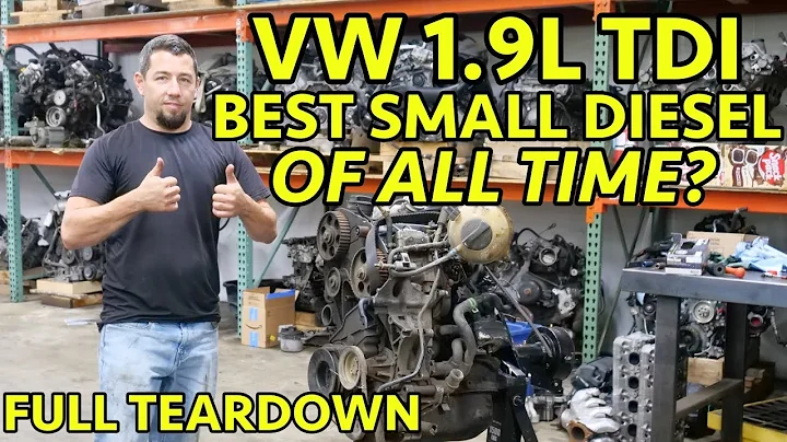 "BAD" Volkwagen Jetta 1.9L ALH/AHU TDI Diesel Engine Teardown. Why are these SO GOOD? #takemeback