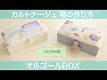 【カルトナージュ ふた付きBOXの作り方】定番中の定番！オルゴールスタイル