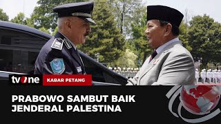 Prabowo Terima Kunjungan Jenderal Palestina di Kantor Kemhan | Kabar Petang tvOne