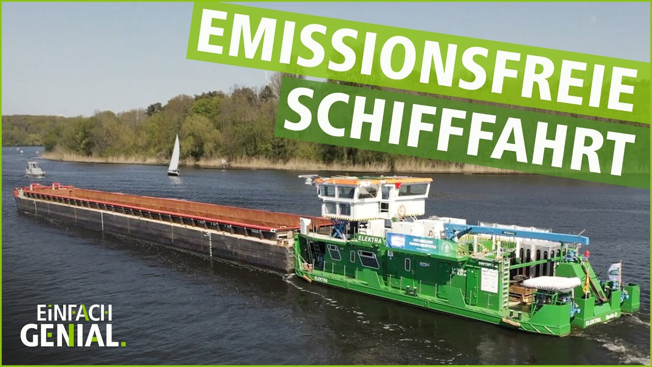 Emissionsfreie Binnenschifffahrt? | Einfach Genial | MDR