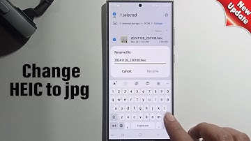How to change a photo from heic to jpg on Samsung Galaxy S24 Ultra