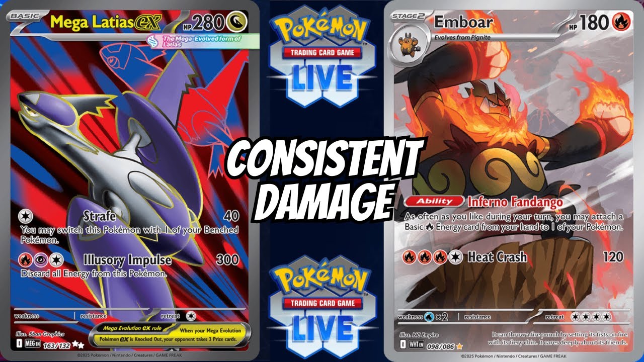 Mega Latias and Emboar DESTROY Everything