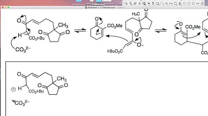 Pen Tool in ChemBioDraw for Mechanism Arrows