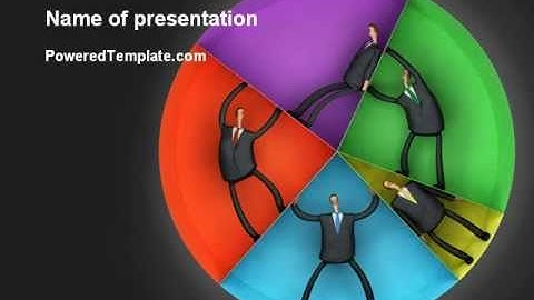 Concept Pie Chart PowerPoint Template by PoweredTemplate.com