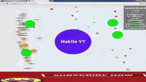 Agar.io|How To Connect To instant -Merging Servers+Gameplay |Nakile|