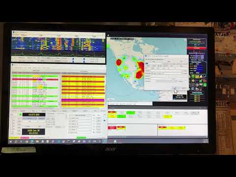 Haiti FT8 QSO 20m fr. Calif.