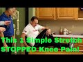 How 1 Simple Stretch STOPPED Real Patient's Knee Pain-Now Doing Iron Man Races!