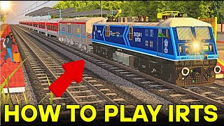 How to play Indian Railway Train Simulator 😍 | How to play IRTS? @nmngamings screenshot 4