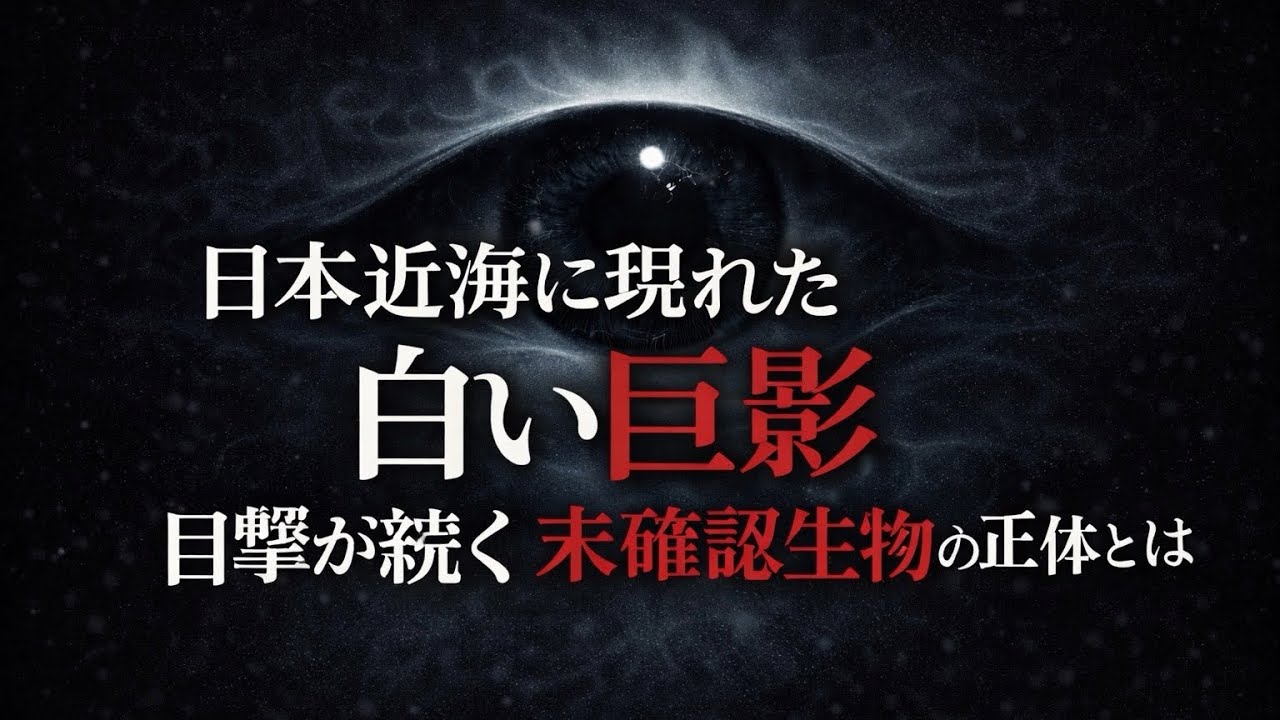 東京湾に現れる“黒い人型”｜夜の海で目撃される未確認生物の正体