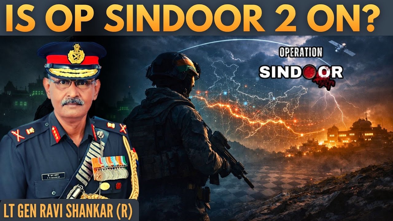Is Op Sindoor 2 On? Silent, Indirect or Non-Kinetic? • Lt Gen R Shankar (R), Sree Iyer