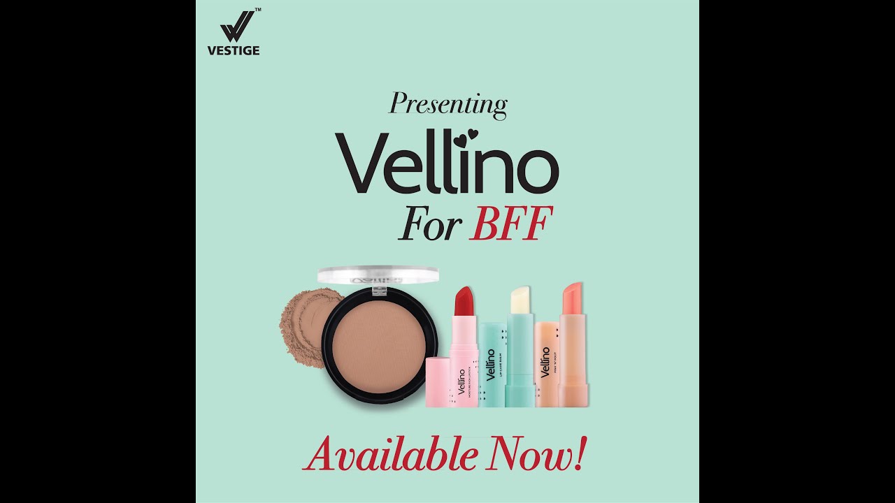 Vestige Vellino Moisture Rich Lipstick, Compact & Lip Care Balm 