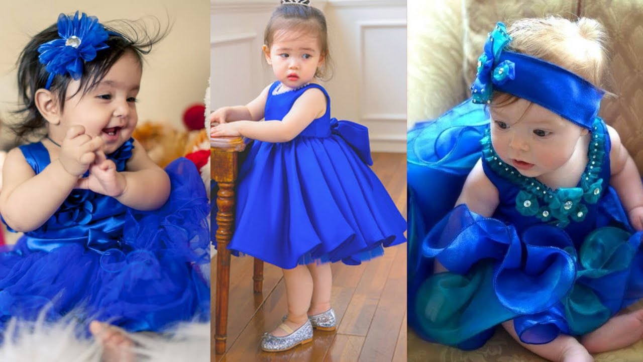 blue dress baby girl